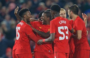 Ex-Golden Eaglets Trainee Ejaria Watches From The Bench As Liverpool Draw With Man Utd 